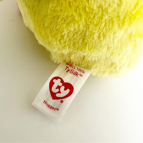 Ty Silk Beanie Boos Nugget the Chick preowned - Picture 3 of 3